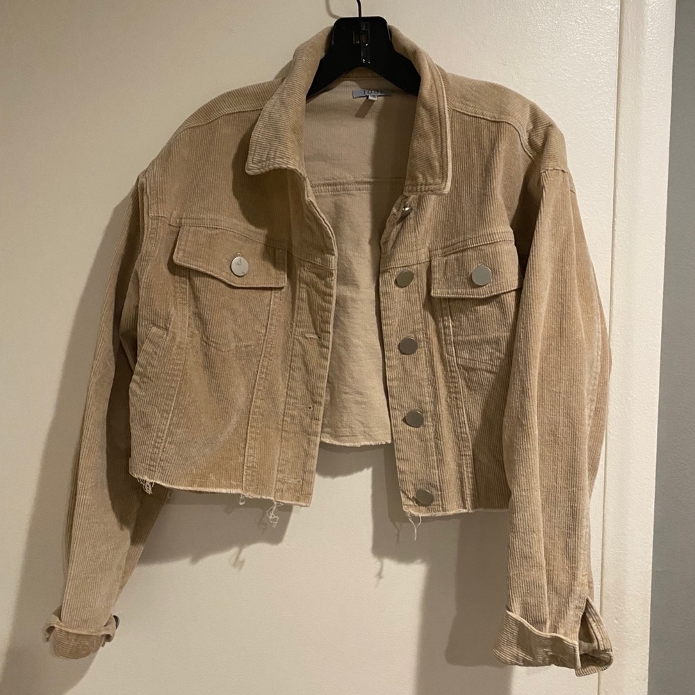 Cropped Corduroy jacket